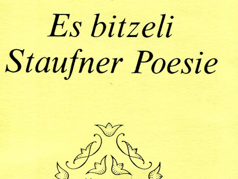 Staufner Poesie von Martha&nbsp;Häusermann