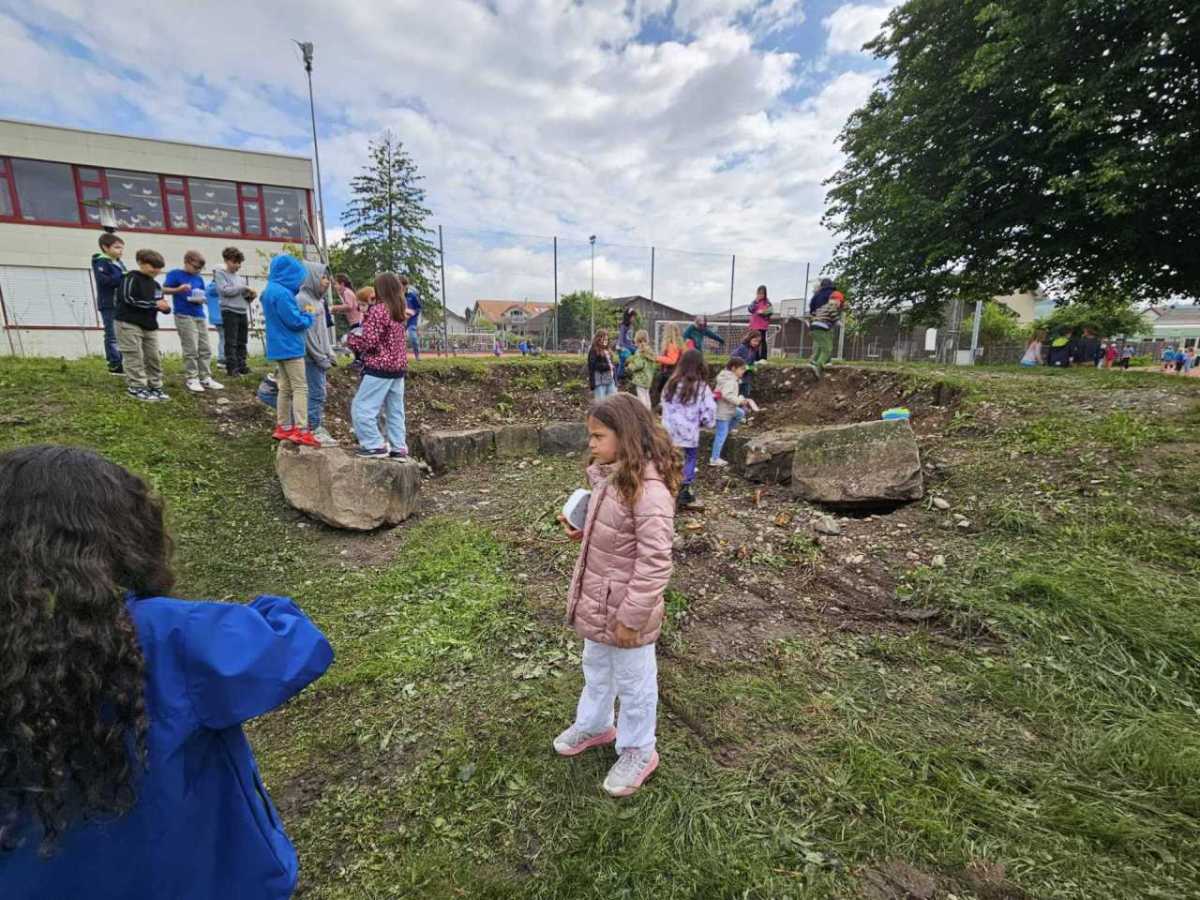 Beginn der Bauarbeiten auf dem&nbsp;Schulhausareal