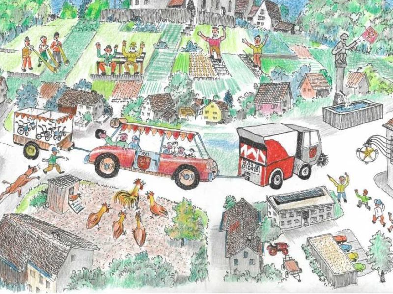 Eine neue alternative Transportmöglichkeit im&nbsp;Dorf