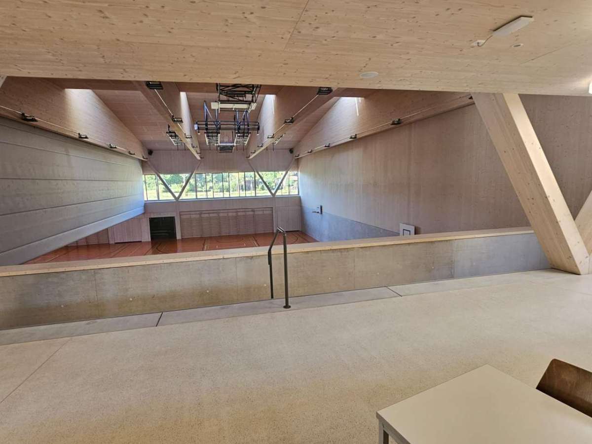 Umbauarbeiten neue Sporthalle